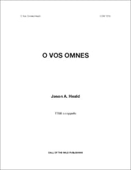 O Vos Omnes TTBB choral sheet music cover Thumbnail